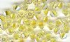 25 4mm Jonquil 2x AB Bicone Swarovski